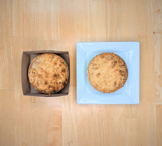 891 Rhubarb Crumble Pie